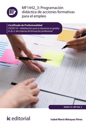 PROGRAMACI�N DID�CTICA DE ACCIONES FORMATIVAS PARA EL EMPLEO. SSCE0110 - HABILITACI�N PARA LA DOCENCIA EN GRADOS A, B Y