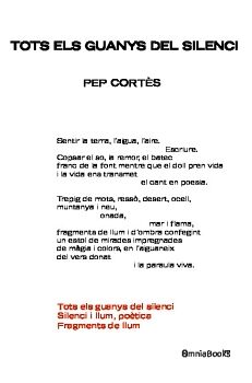 TOTS ELS GUANYS DEL SILENCI