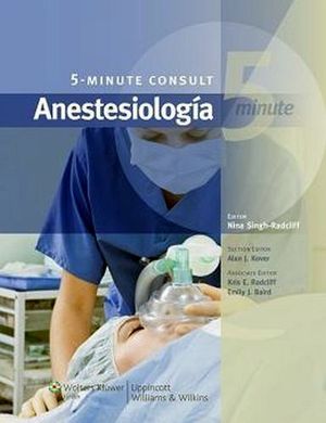 ANESTESIOLOGIA 5 MINUTE CONSULT