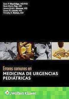 ERRORES COMUNES EN MEDICINA DE URGENCIAS PEDITRICAS