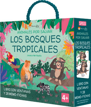 ANIMALES POR SALVAR -LOS BOSQUES TROPICALES- (28 FICHAS)