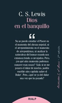 DIOS EN EL BANQUILLO