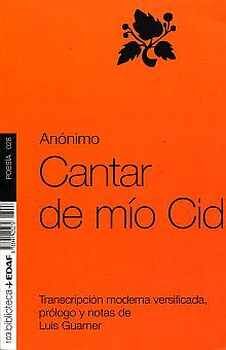 CANTAR DE MO CID 8ED. -NVA.BIBLIOTECA EDAF/POESA-