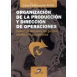 ORGANIZACIN DE LA PRODUCCIN Y DIRECCIN DE OPERACIONES