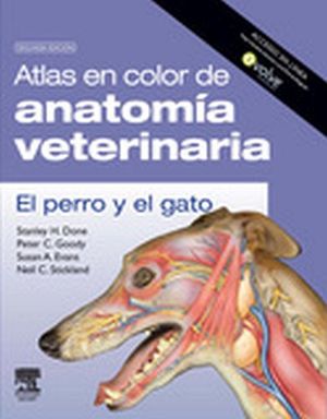 ATLAS EN COLOR DE ANATOMIA VETERINARIA -PERRO Y GATO- 2ED.