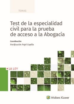 TEST DE LA ESPECIALIDAD CIVIL PARA LA PRUEBA DE ACCESO A LA ABOGACA