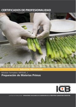 MF0543_1: PREPARACI�N DE MATERIAS PRIMAS