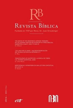 REVISTA B�BLICA 2022/3-4 - A�O 84