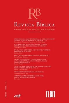 REVISTA B�BLICA 2023/1-2 - A�O 85
