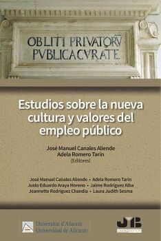 ESTUDIOS SOBRE LA NUEVA CULTURA Y VALORES DEL EMPLEO PBLICO.