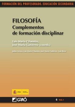 FILOSOF�A. COMPLEMENTOS DE FORMACI�N DISCIPLINAR