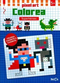 PIXEL ART COLOREA -SUPERHEROES-