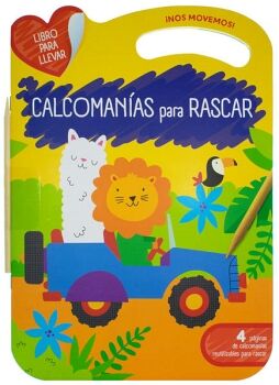 LIBRO PARA LLEVAR - CALCOMANAS PARA RASCAR: NOS MOVEMOS!