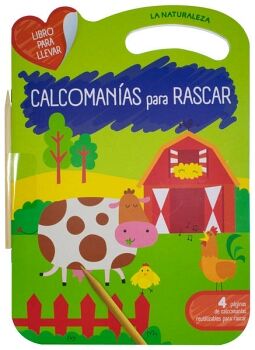 LIBRO PARA LLEVAR - CALCOMAN�AS PARA RASCAR: LA NATURALEZA