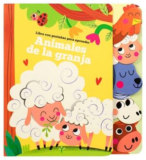 LIBRO INFANTIL CON PESTA�AS APRENDE DE: ANIMLAES DE LA GRANJA