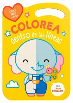 LIBRO PARA COLOREAR DENTRO DE L�NEAS: ELEFANTE