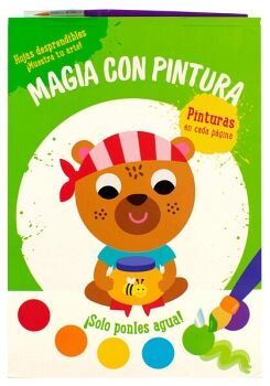 LIBRO PARA NI�OS MAGIA CON PINTURA: OSO