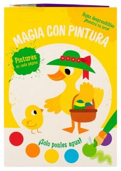 LIBRO PARA NI�OS MAGIA CON PINTURA: PATO