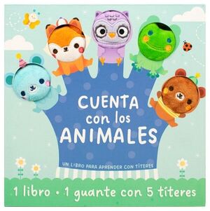 LIBRO INFANTIL: CON GUANTE CON TITERES: CUENTA CON LOS ANIMALES