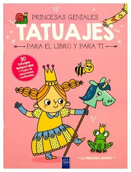 LIBRO INFANTIL CON TATUAJES PARA TI: LA PRINCESA MARTA