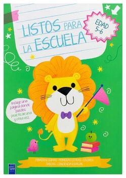 LIBRO INFANTIL DE ACTIVIDADES: LISTOS PARA LA ESCUELA: EDAD 5-6 - LEN