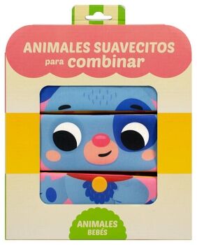 LIBRO DE TELA PARA BEBS: ANIMALES SUAVECITOS PARA COMBINAR: ANIMALES BEBES
