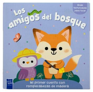 LIBRO INFANTIL: MI PRIMER CUENTO CON ROMPECABEZAS DE MADERA: LOS AMIGOS DEL BOSQUE