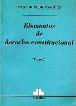 ELEMENTOS DE DERECHO CONSTITUCIONAL 2VOLS.