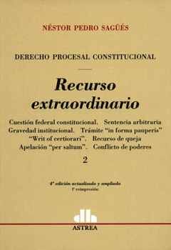 DERECHO PROCESAL CONST. 2VOLS. (RECURSO EXTRAORDINARIO)