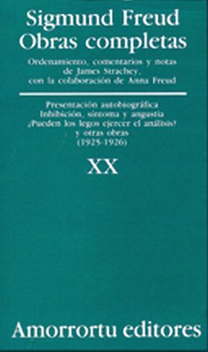 OBRAS COMPLETAS XX (PRESENT. AUTOBIOG. INH. SINTOMA Y ANGUSTIA
