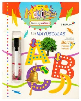LIBRO INFANTIL CON ACTIVIDADES: MAGIGRAFIAS: LAS MAYUSCULAS