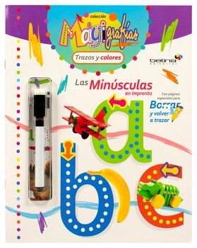 LIBRO INFANTIL CON ACTIVIDADES: MAGIGRAFIAS: LAS MINSCULAS EN IMPRENTA