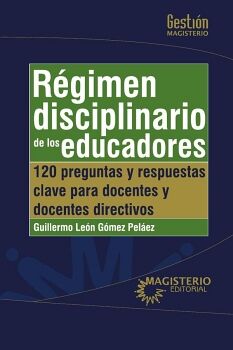 RGIMEN DISCIPLINARIO DE LOS EDUCADORES