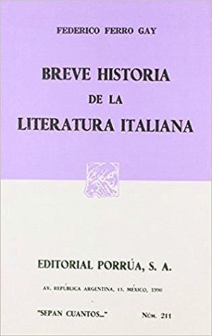 211 BREVE HISTORIA DE LA LITERATURA ITALIANA