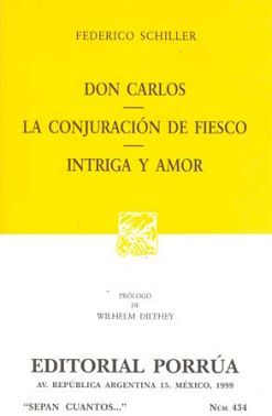 434 DON CARLOS. LA CONJURACION DE FIESCO