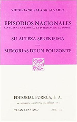 456 EPISODIOS NACIONALES SANTA ANNA