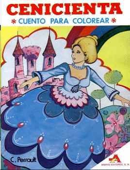 CENICIENTA                                (CUENTO PARA COLOREAR)