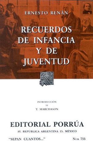 735 RECUERDOS DE INFANCIA Y DE JUVENTUD