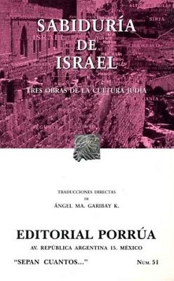 051 SABIDURA DE ISRAEL (COL.SEPAN CUANTOS)