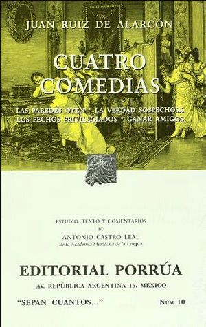 010 CUATRO COMEDIAS (COL.SEPAN CUANTOS)