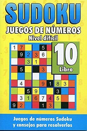 SUDOKU 10 (JUEGOS DE NUMEROS) -NIVEL DIFICIL-