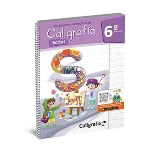 CUADERNO INTERACTIVO DE CALIGRAF�A SCRIPT 6� PRIMARIA
