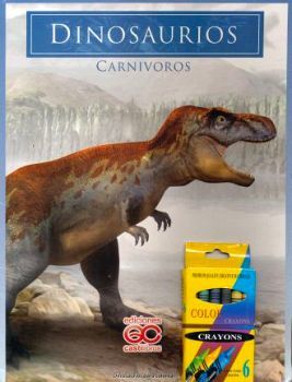 DINOSAURIOS -CARNIVOROS- (C/CRAYOLAS)