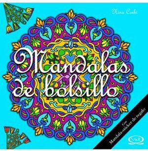 MANDALAS DE BOLSILLO C/STICKER -TURQUESA-