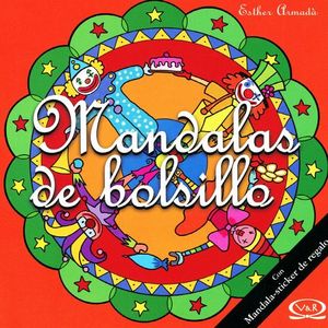 MANDALAS DE BOLSILLO C/STICKER -NARANJA-