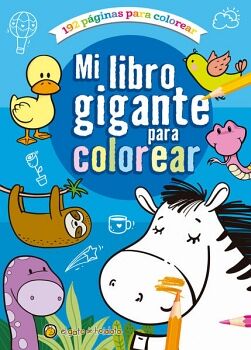 MI LIBRO GIGANTE PARA COLOREAR: AZUL