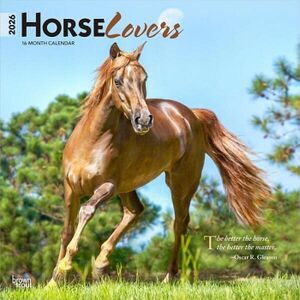 CALENDARIO: HORSE LOVERS 2026 SQUARE FLAP
