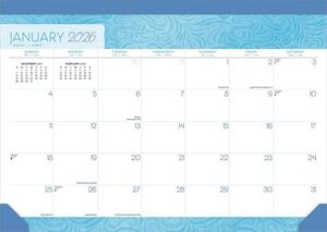CALENDARIO: SEASIDE CURRENTS 2026 DESK PAD 17X12