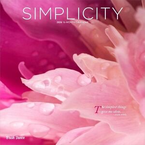 CALENDARIO: SIMPLICITY 2026 SQUARE FLAP BRUSH DANCE