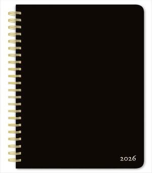 AGENDA: BLACK SOLID 2026 DESK PLANNER FOIL